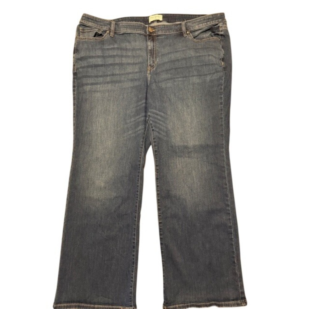 Lane Bryant Womens Plus Size 26 Bootcut Jeans‎ Medium Wash Blue Stretch Denim